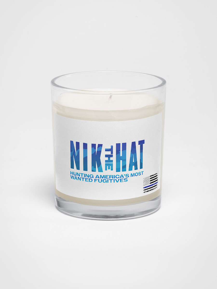Nik The Hat | BACK THE BLUE Soy Wax Candle – Summer ’25 product image (1)