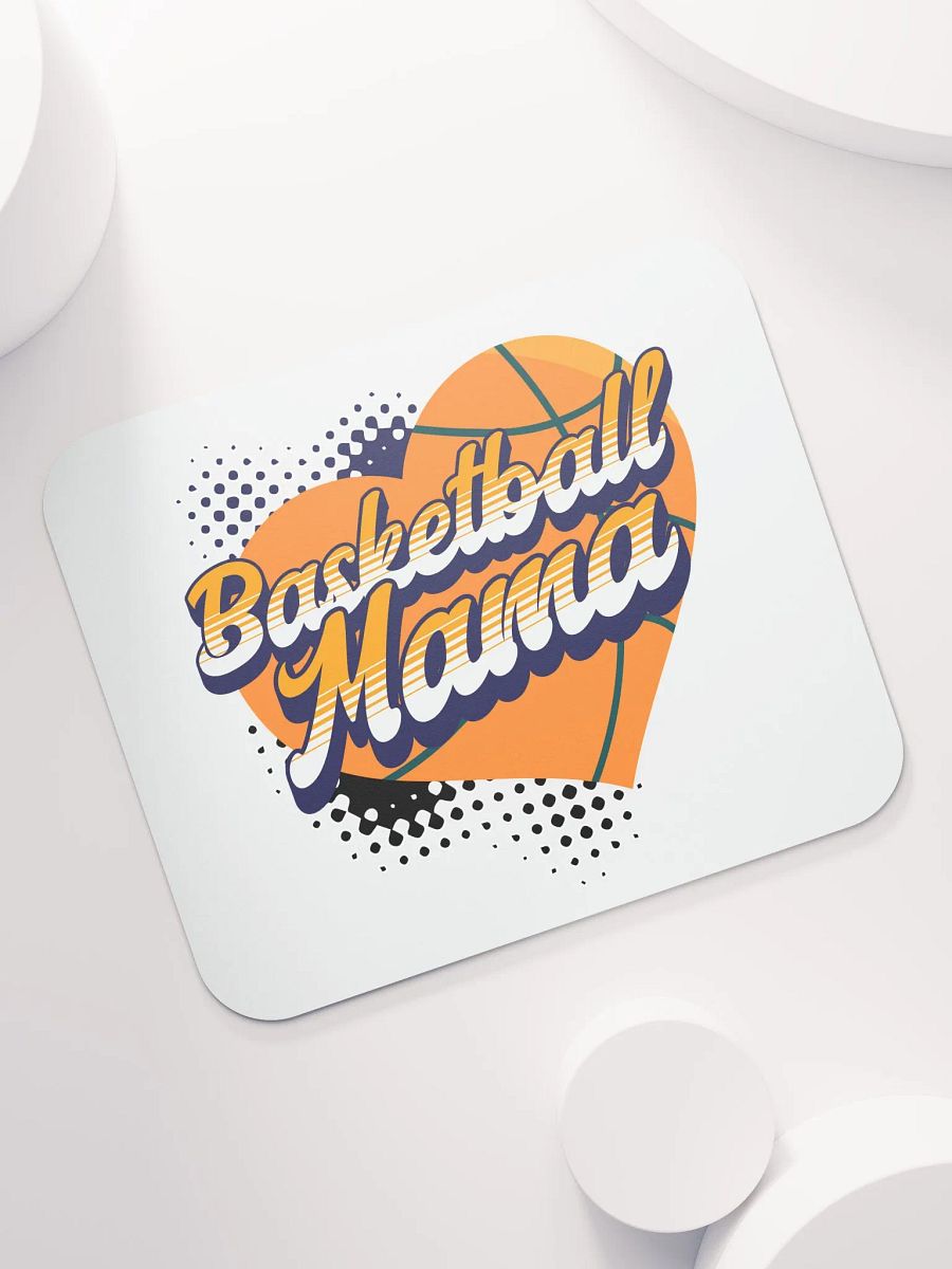 Mama Heart Basketball Classic Mouse Pad product image (5)