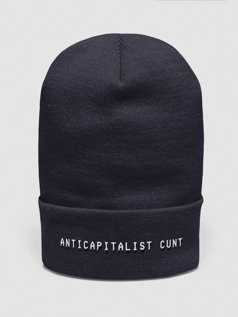 ANTICAPITALIST C*NT cuffed beanie product image (26)