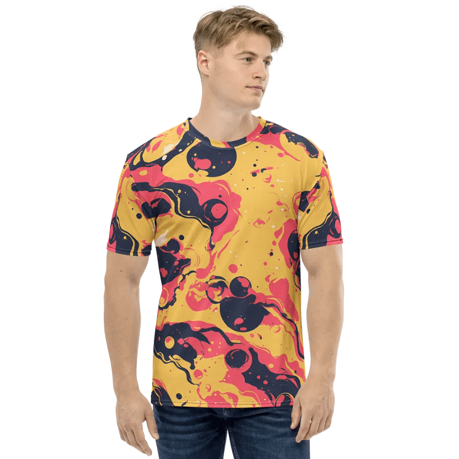 Vibrant Swirls Men's T-Shirt product image (3)