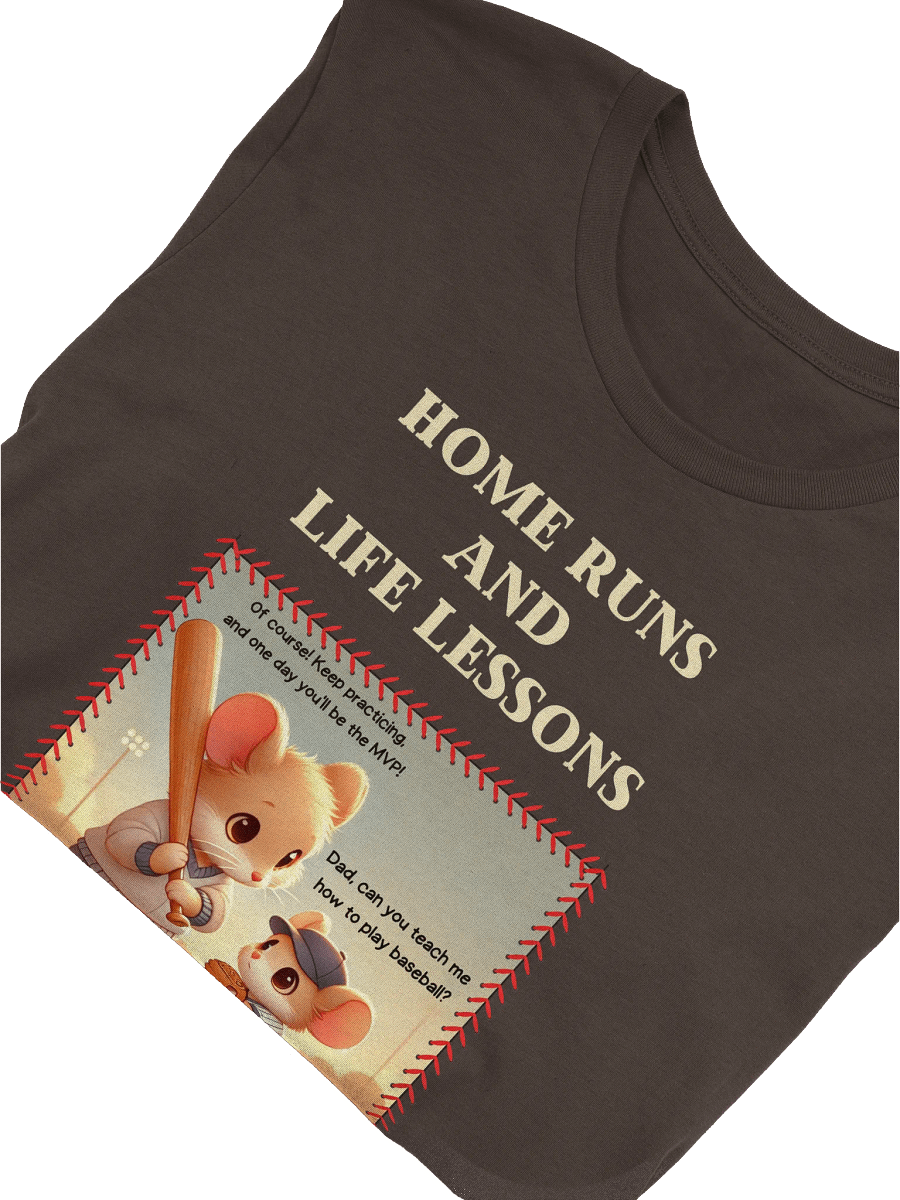 Home Run Lessons from Dad Mice T-Shirt product image (5)
