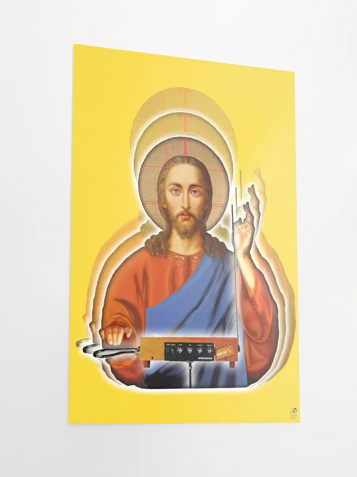 The Holy Theremin by Frank Fonik , Techno EDM Matte Paper Poster product image (2)
