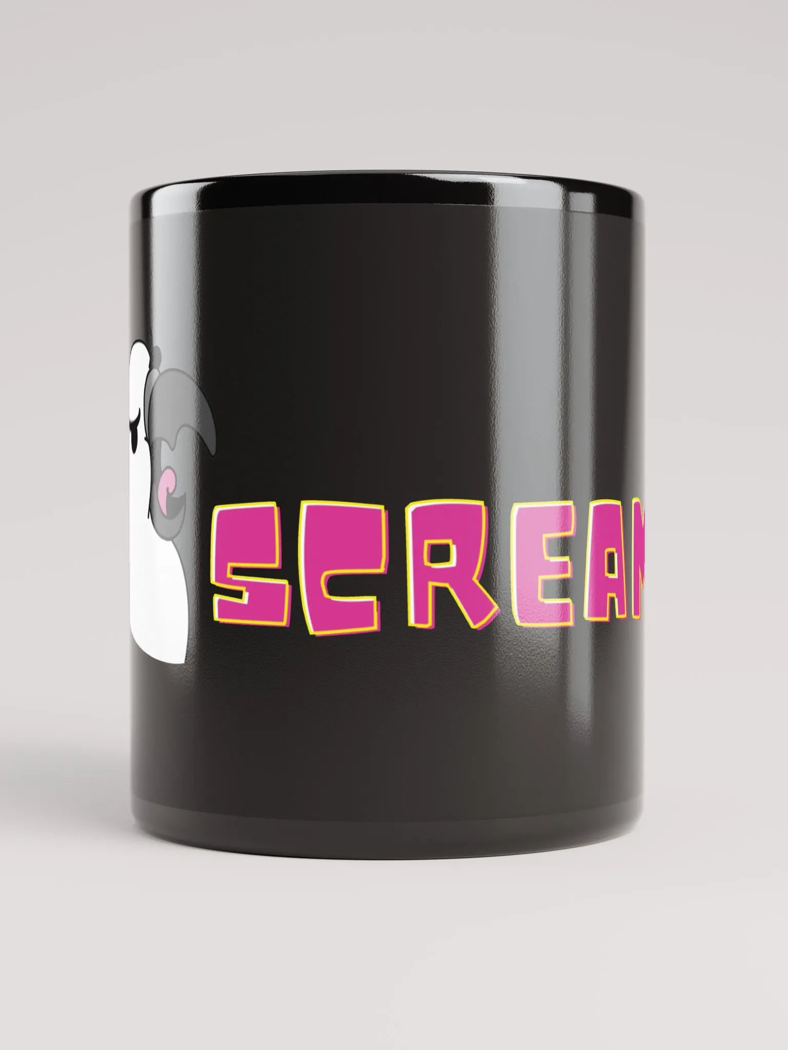 Screaming Cockatoo Mug Black product image (2)