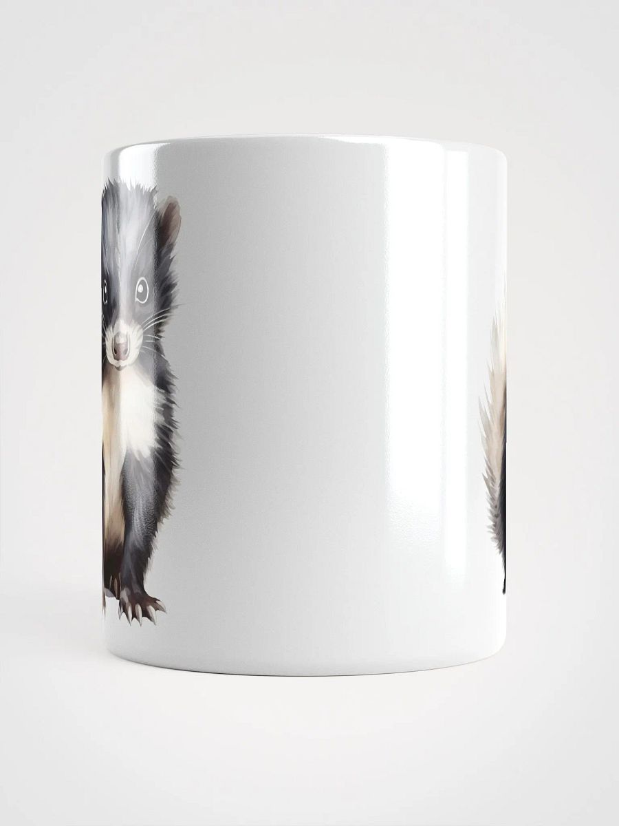 Cute Baby Watercolor Skunk Mug product image (6)
