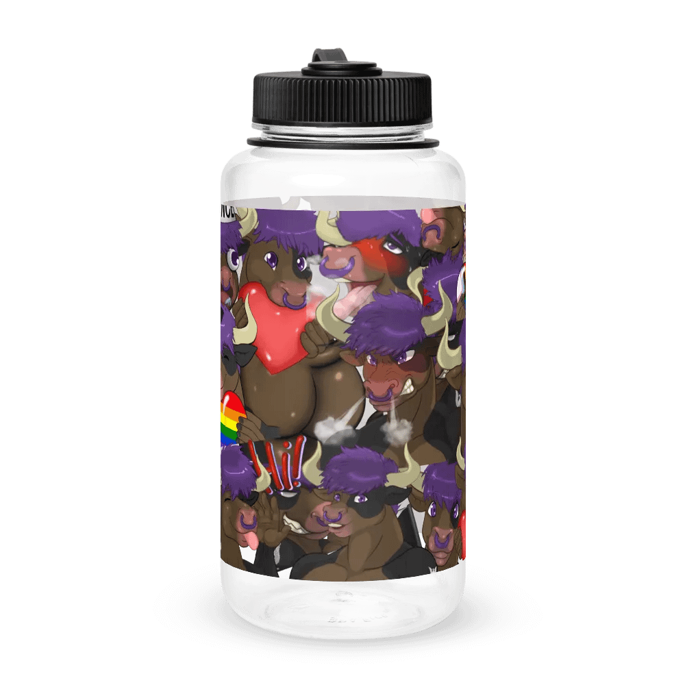 Yuuma Emote Collage Water Bottle product image (3)