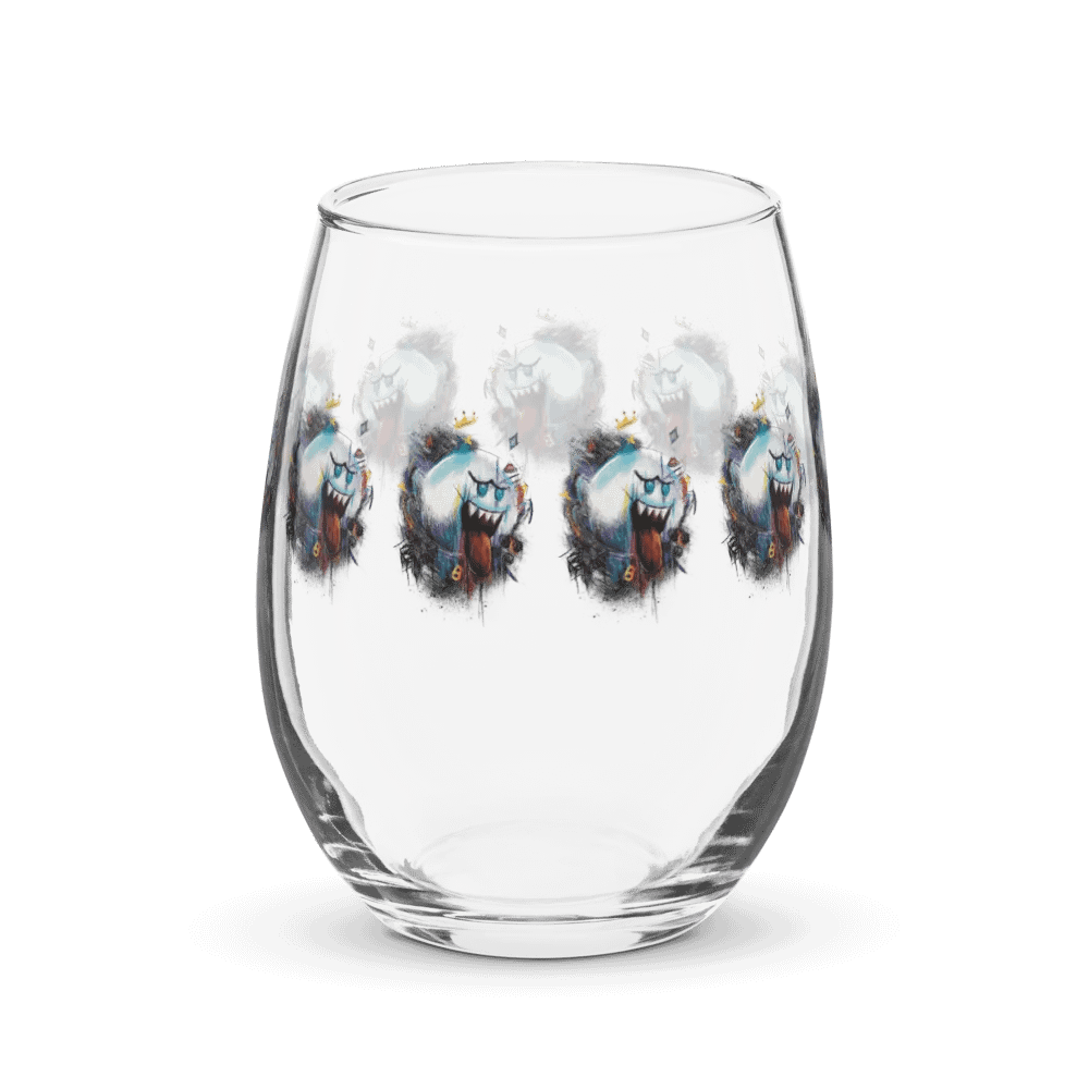 King Boo by StephyJ Stemless Wine Glass product image (2)