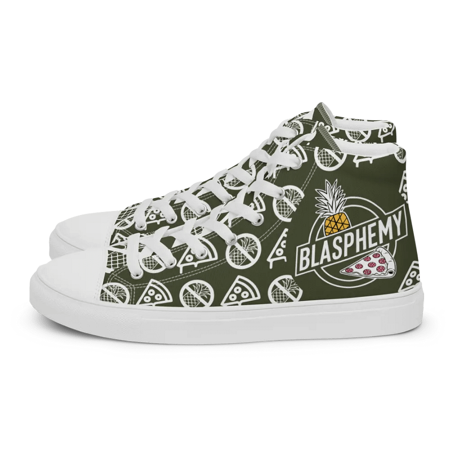 Blasphemy High Top Olive/White Male product image (2)