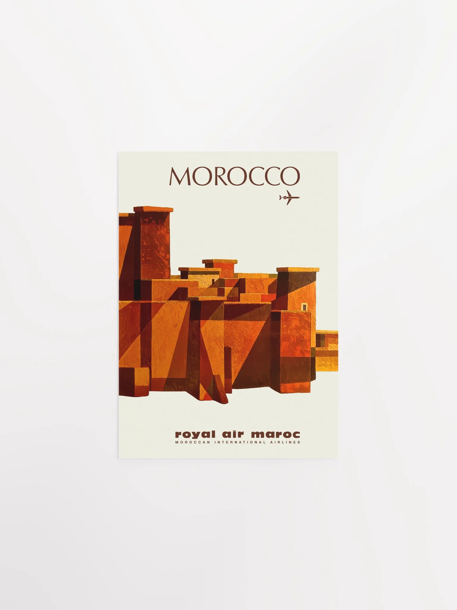 Morocco, Air Maroc, 1970s — retro travel poster, vintage travel print product image (7)