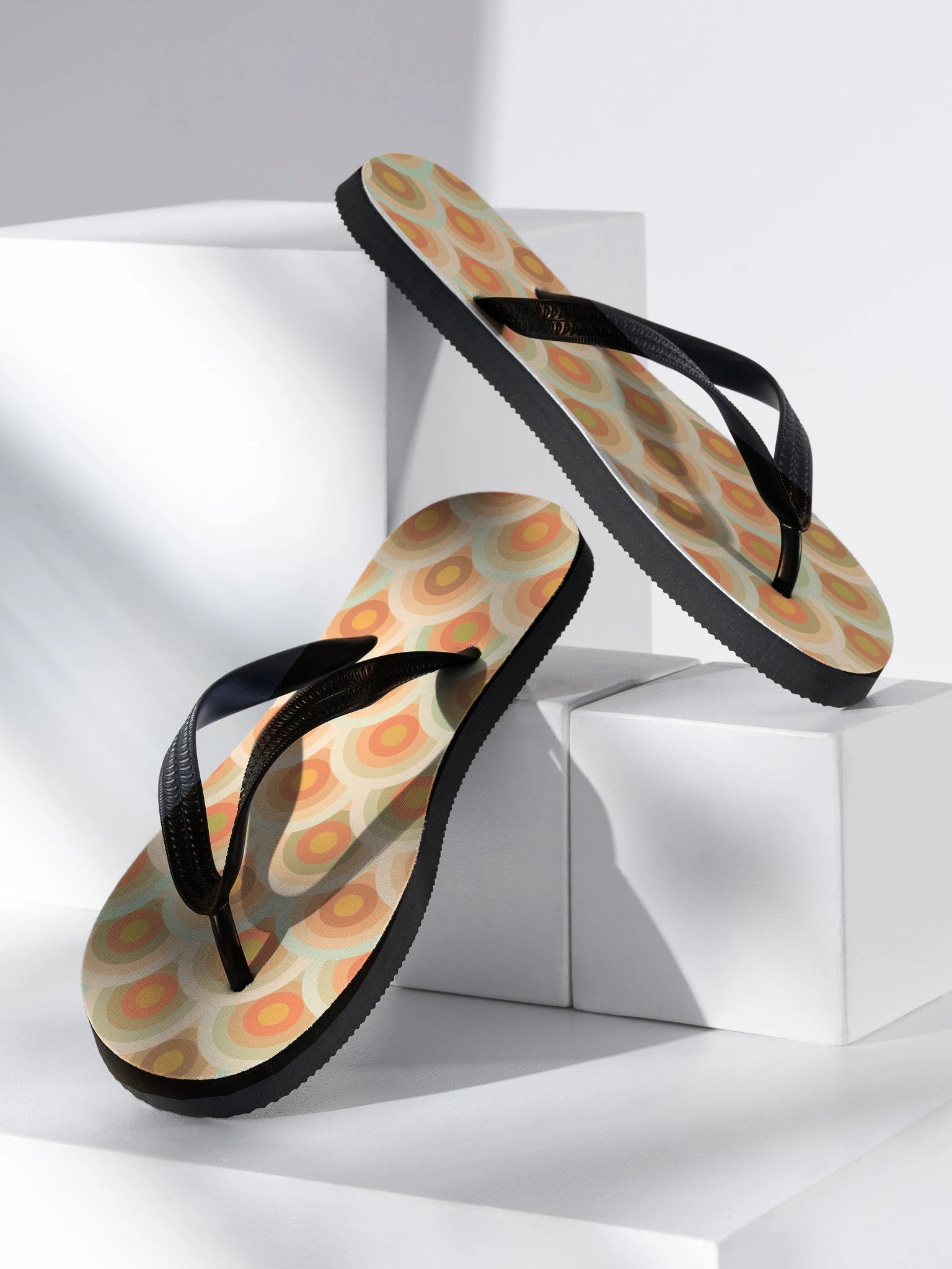 Retro Sunset Custom Flip-Flops product image (2)