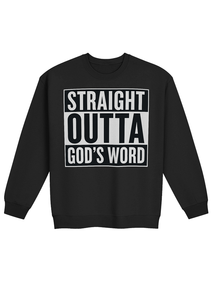 Straight Outta God's Word Classic Crewneck Sweatshirt product image (1)