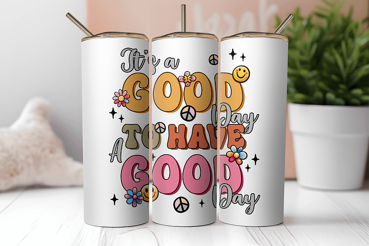 Good Day Vibes Stainless Steel Tumbler product image (2)