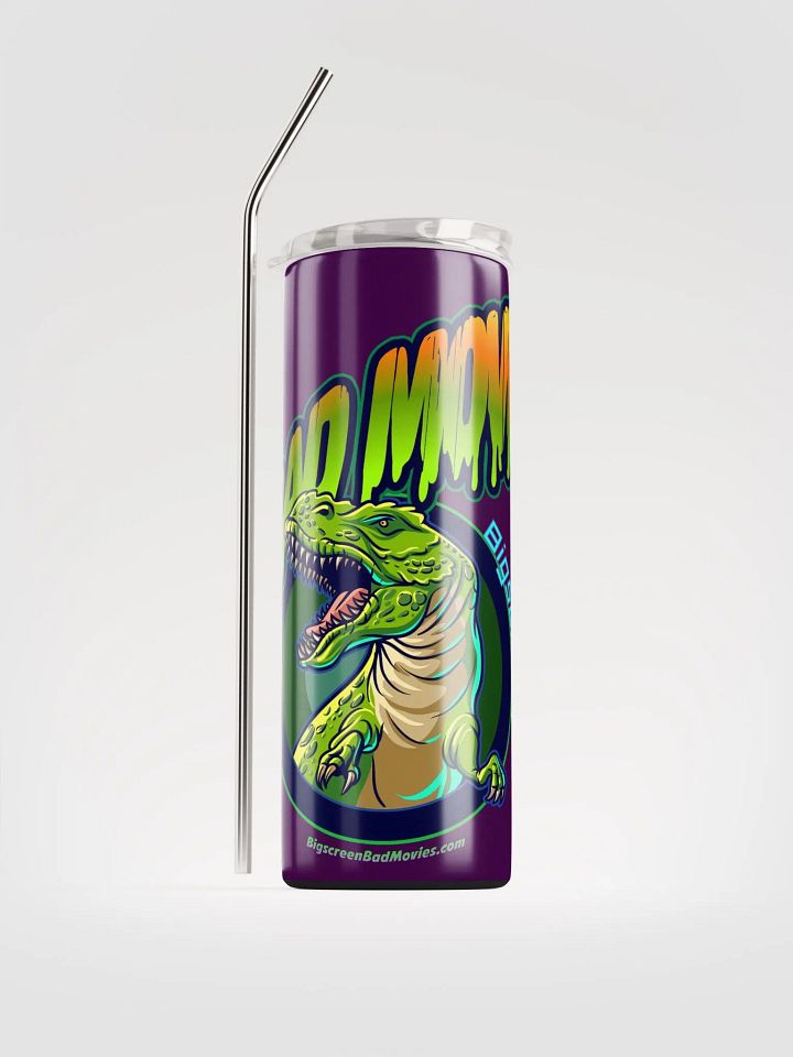 Bad Movies Green-Purple Steel Tumbler product image (1)