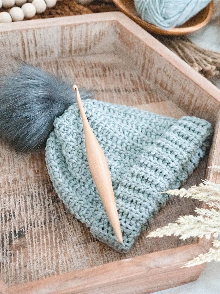 Crochet Knit Purl Hat Video Tutorial (5 Sizes) product image (2)
