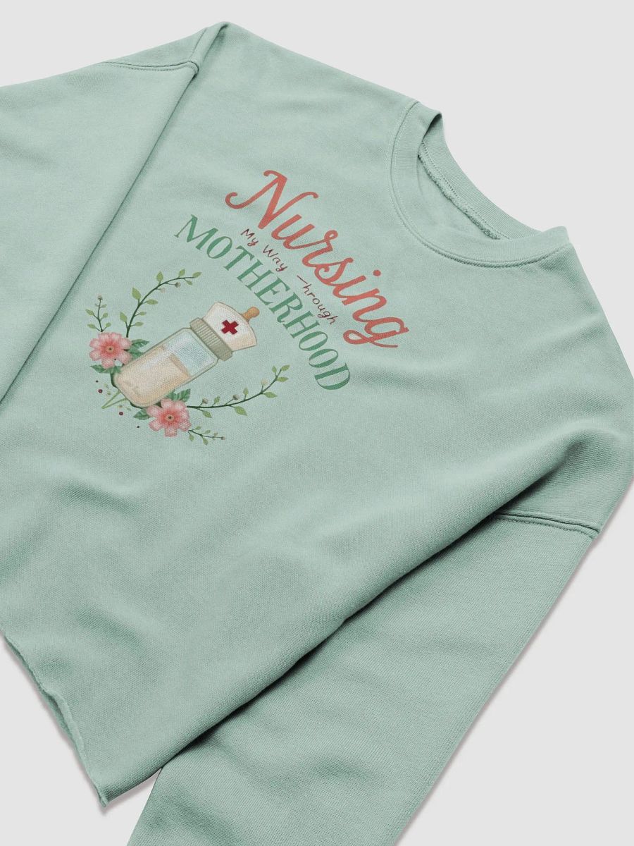 Motherhood Nursing Floral Crop Sweatshirt product image (17)
