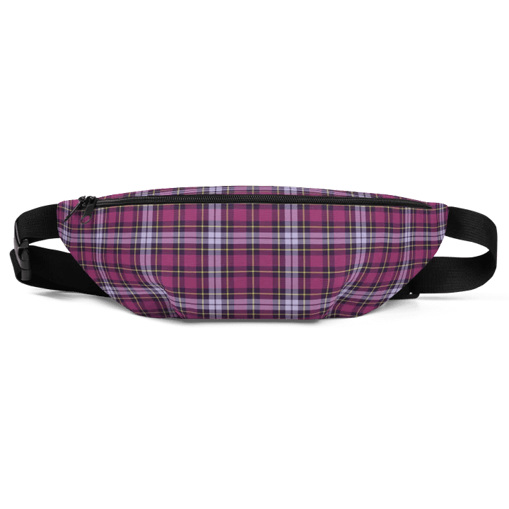 Bright Purple Plaid Fanny Pack product image (2)