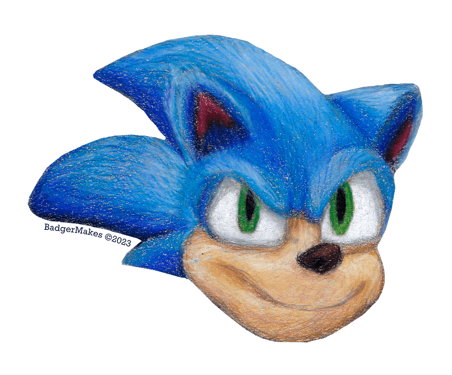 Blue Hedgehog Sticker product image (6)