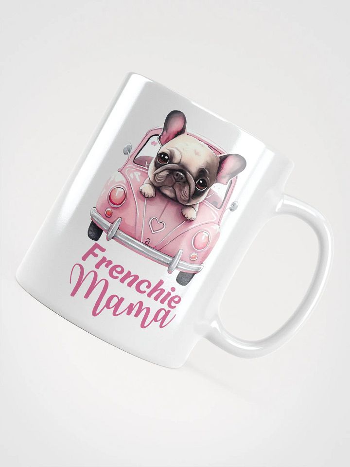 Frenchie Mama White Glossy Mug product image (1)