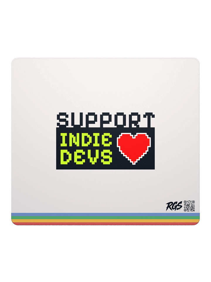 Support Indie Devs Mouse Pad – Gaming Desk Mat product image (2)