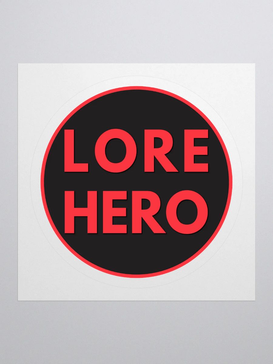 Lore Hero logo sticker product image (3)