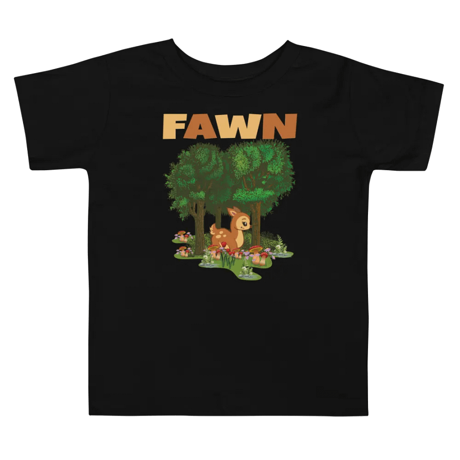 Fawn Funny Colorful Bella +Canvas Toddler T-Shirt – Funny Shirt & Gift for Kids product image (3)