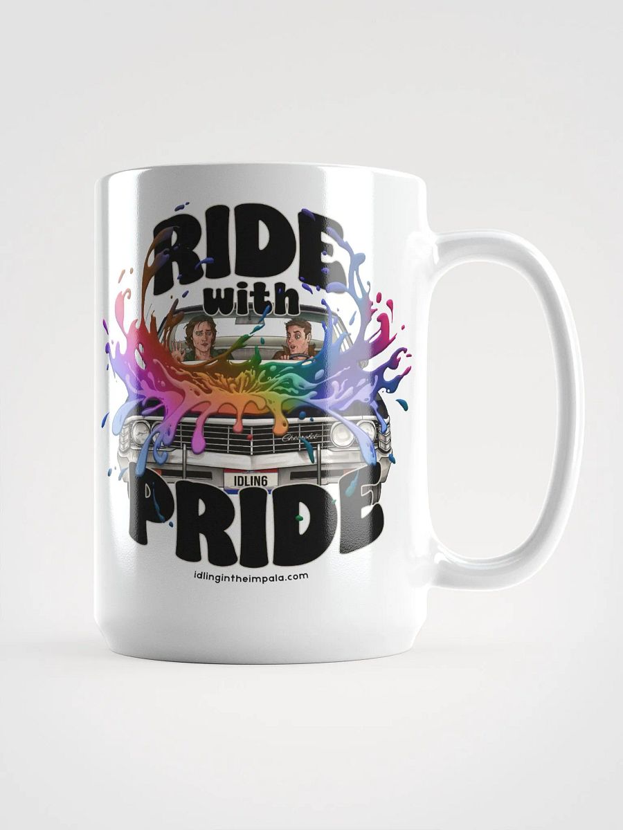 Ride with Pride White Mug product image (1)