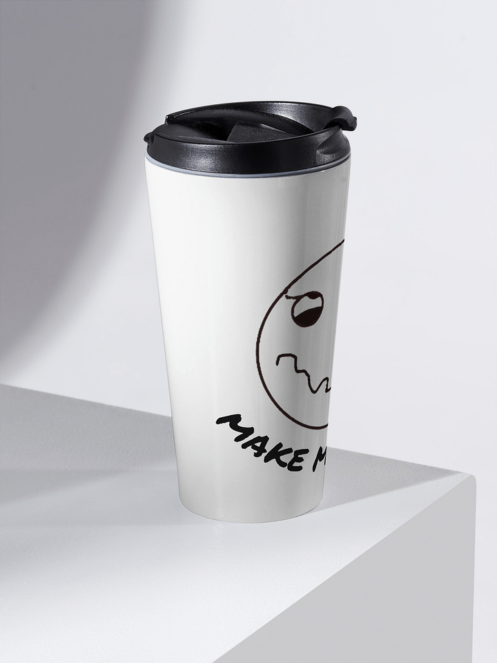 Quirky Expression Stainless Steel Make Me Smile Mug product image (2)