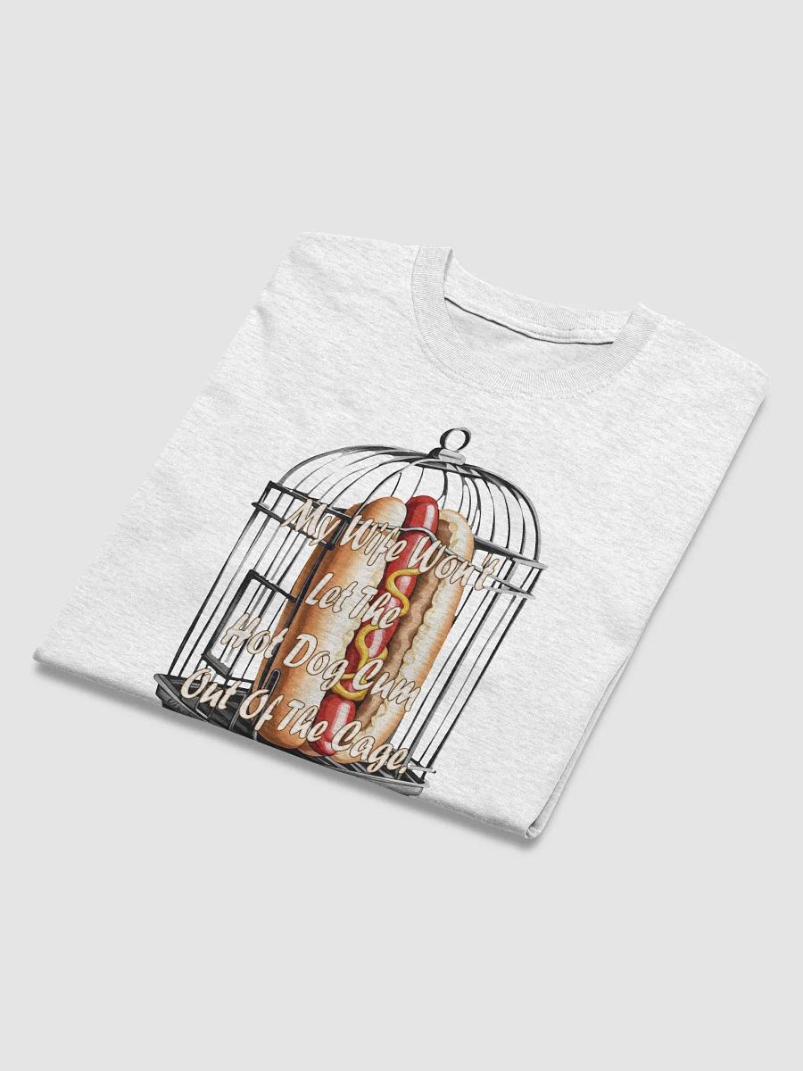 Hotdog in a cage T-shirt product image (33)