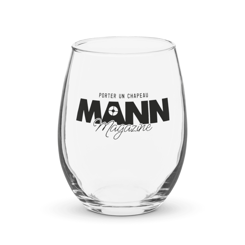 MANN Magazine Black Wine Glass product image (1)