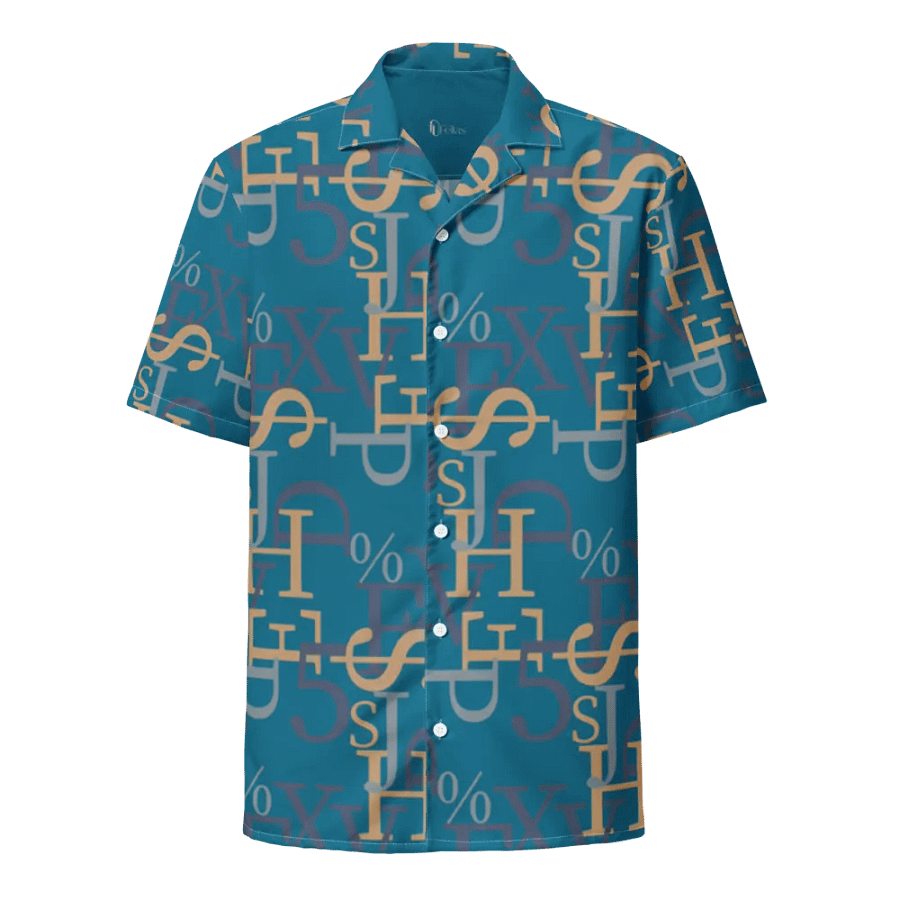 Typography Tango Blue Shirt product image (1)