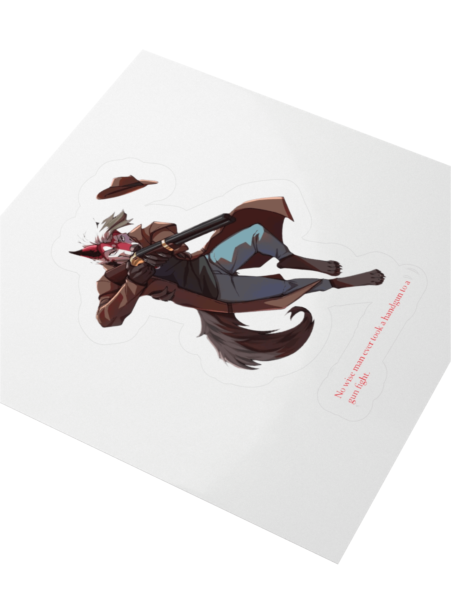 Wild West Lycanroc Sticker product image (9)