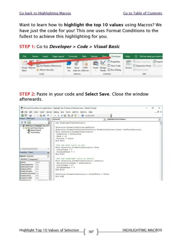 Ultimate Guide to Pre-Built Excel Macros – E-Book for Maximized Efficiency product image (7)