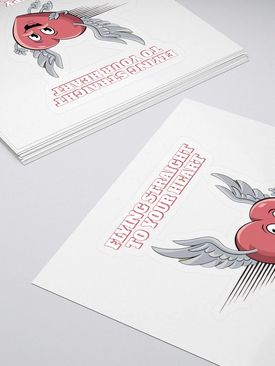 Flying Straight To Your Heart - Happy Valentine's Day Sticker product image (4)
