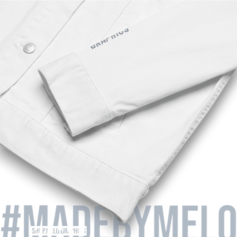Rated M: Grey Stitched - Denim Jacket | #MadeByMELO product image (4)