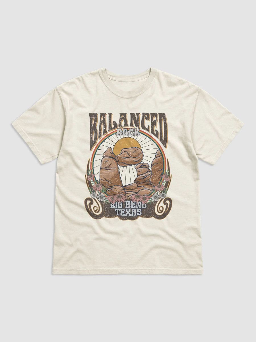 Balanced Rock, Big Bend National Park, Texas Tee | Art Nouveau-Style Western T-Shirt for Travel and Road Trips product image (11)