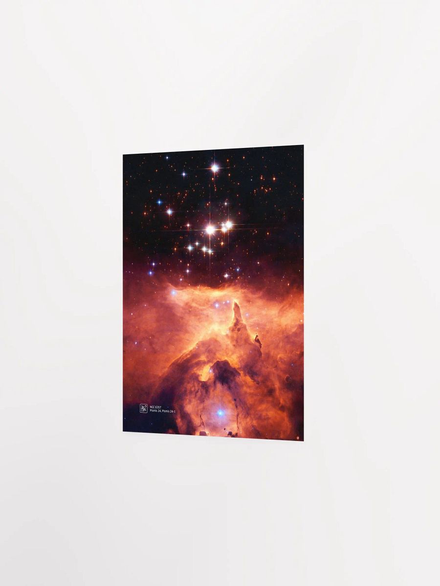 Pismis 24, emission nebula NGC 6357, NASA Hubble Space Telescope — Hi-Res Space poster, science poster, space photo product image (10)