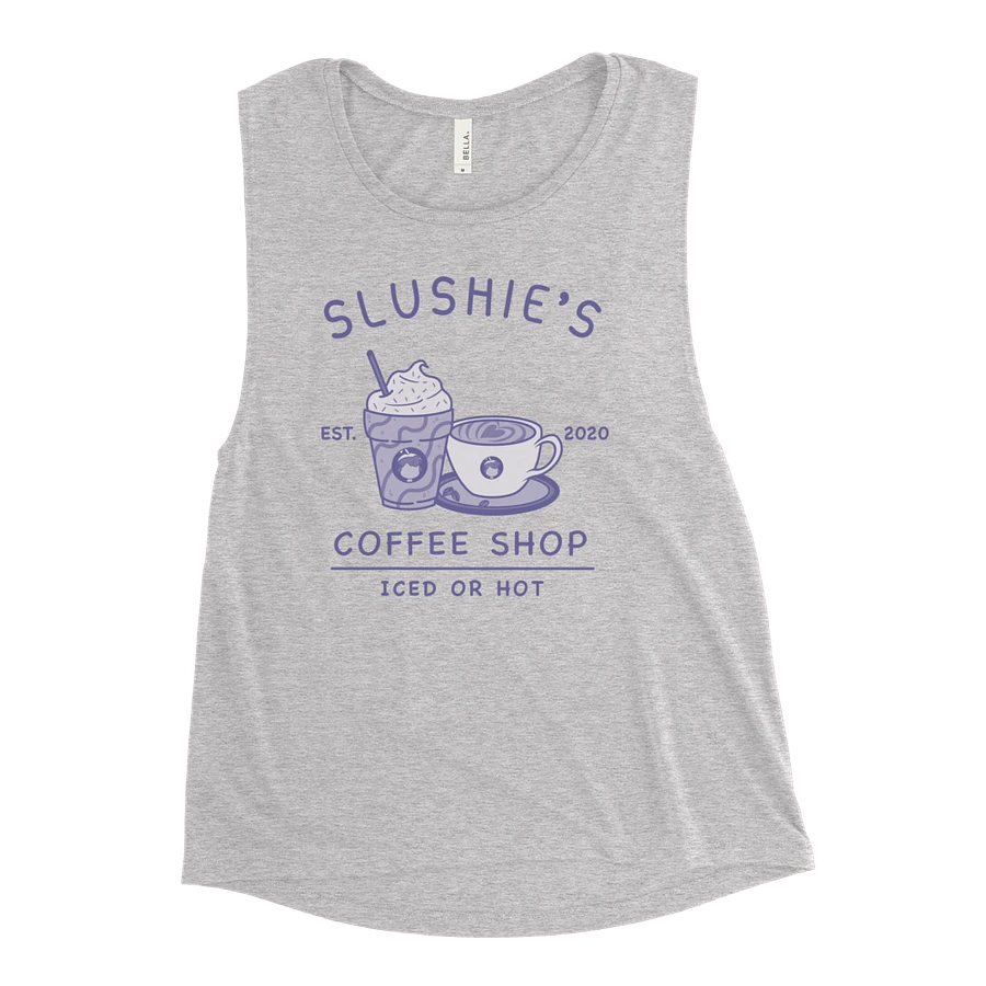 Slushie's Coffee Shop (Purple) | Women's Muscle Tank product image (1)