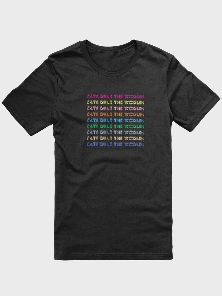 Rainbow Cat Power T-Shirt product image (1)