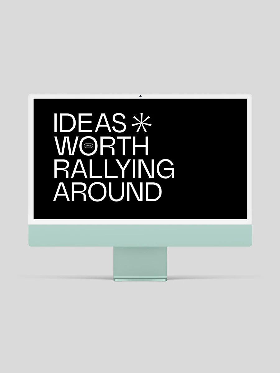 Motto® Ideas Worth Rallying Around Desktop Wallpaper product image (3)