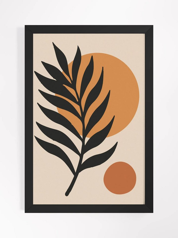 Abstract Leafy Branch Matte Poster product image (1)