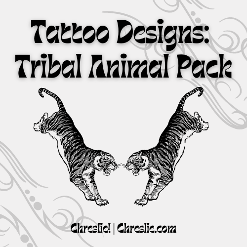 Tattoo Designs: Tribal + Animal Pack product image (1)