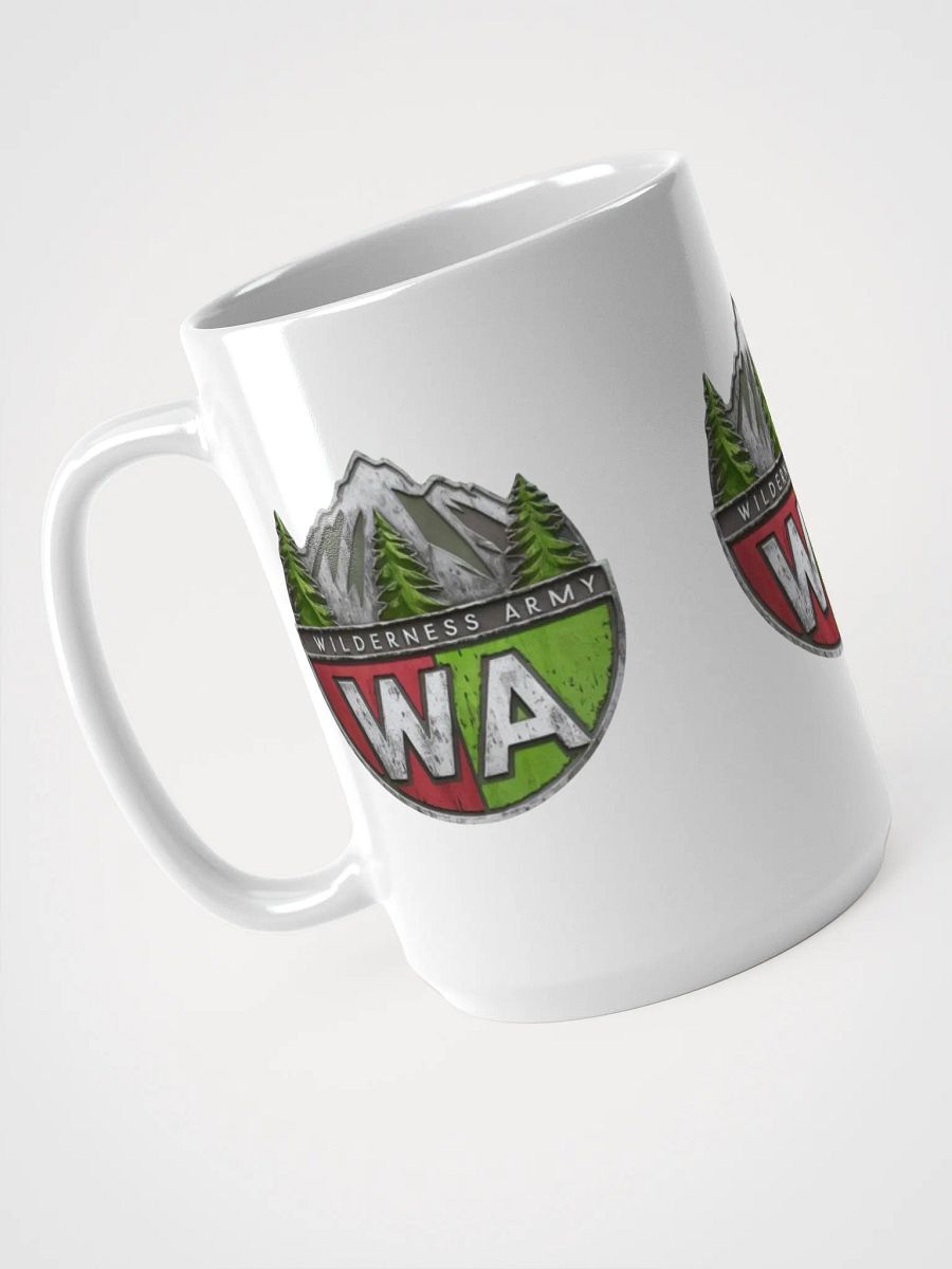 White Wilderness Army Logo Glossy Mug product image (3)