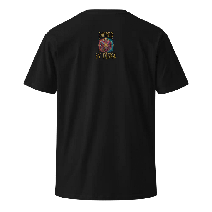 Sacred Geometry Optical Illusion T-Shirt - Unique Cube Art Design product image (2)