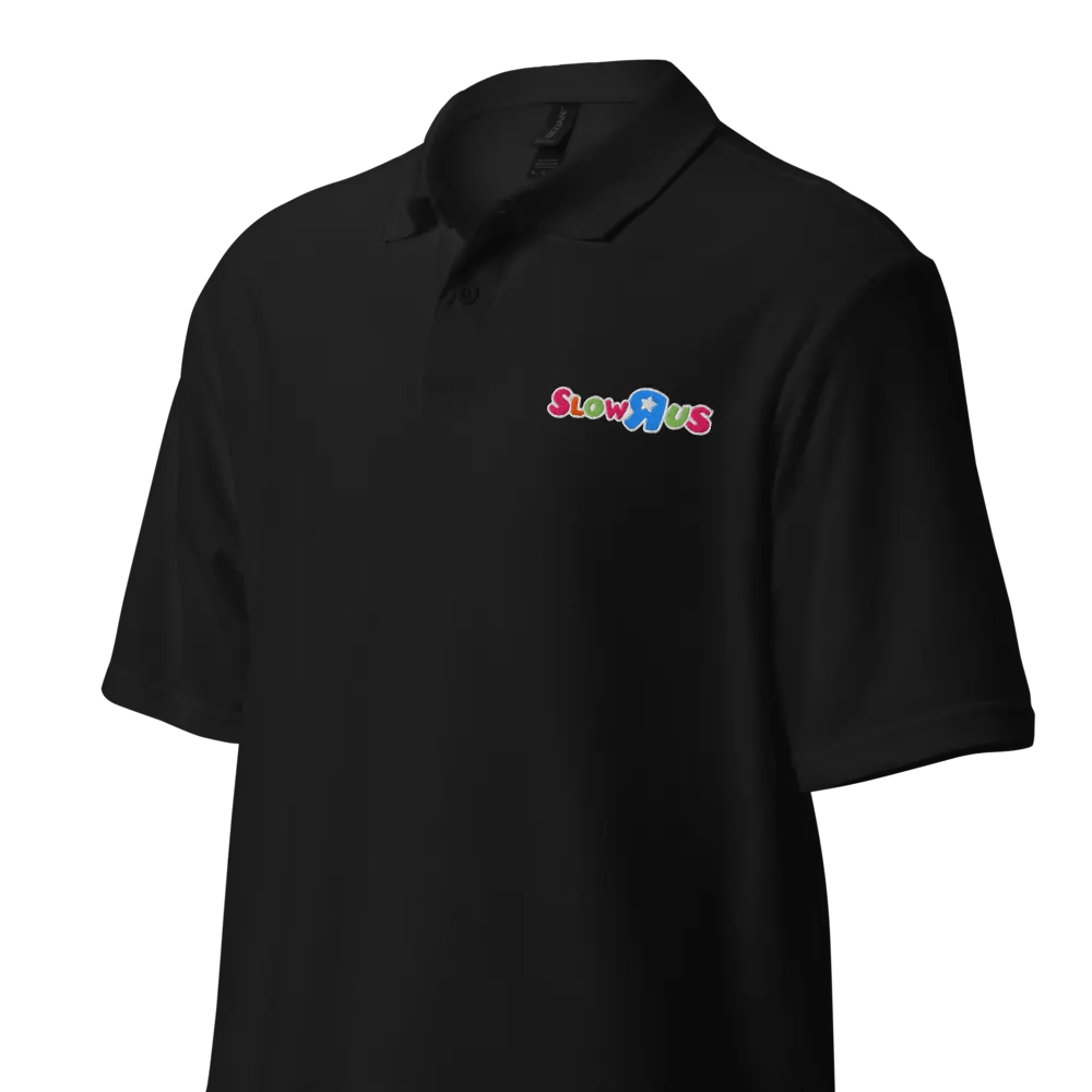 SLOW-R-US UNISEX EMBROIDERED POLO product image (2)