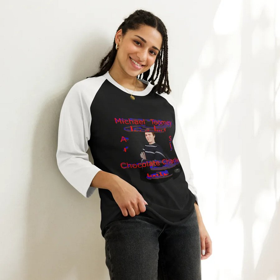 Michael Toomey As Chocolate Charlie 00 - Fine Jersey Raglan Tee product image (20)