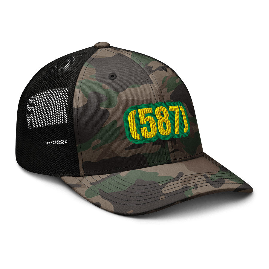 587 Camouflage Trucker Hat product image (6)