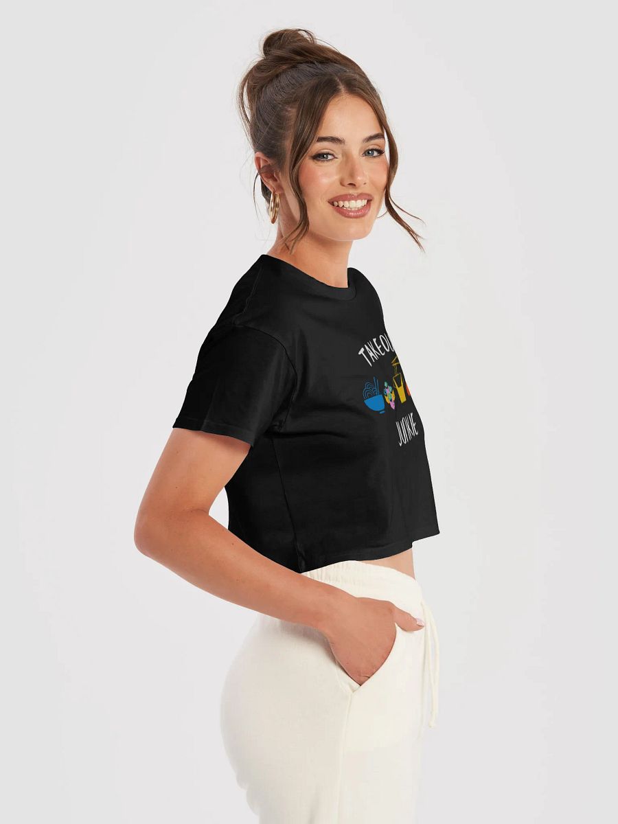Takeout Junkie - Asian Food - Black - AS Colour Women's Premium Crop Top product image (5)