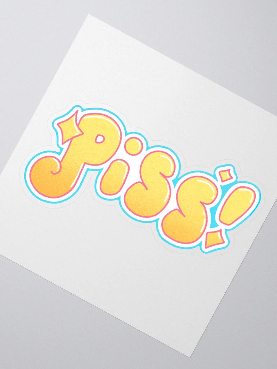 Piss! Sticker product image (2)