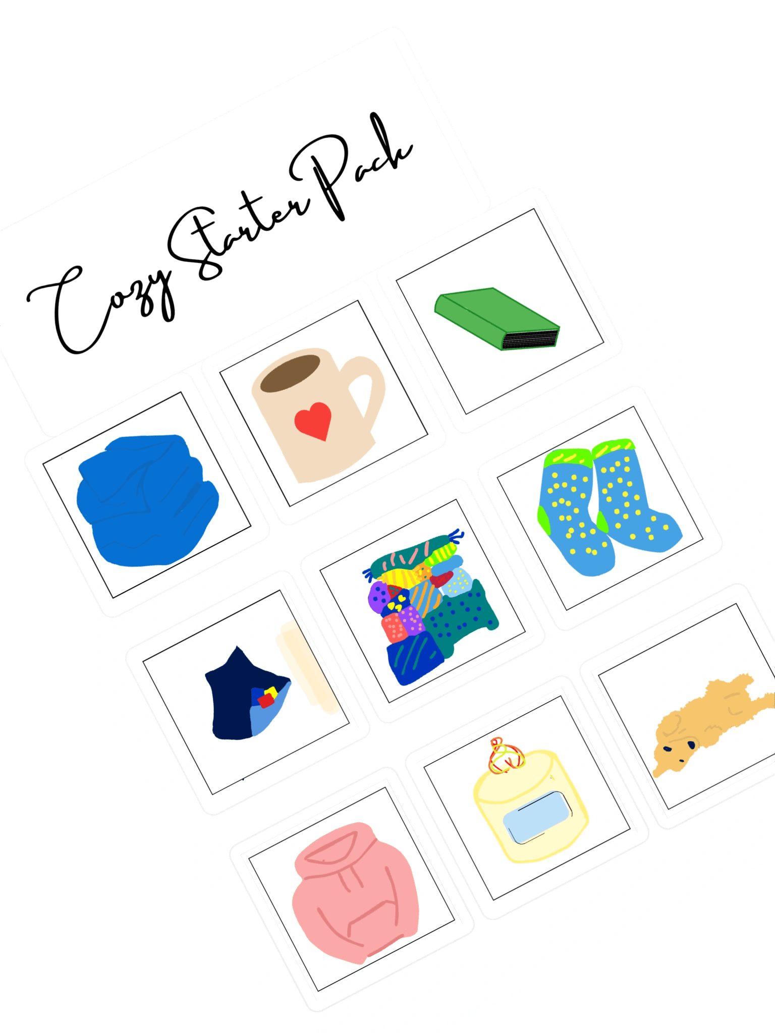 Cozy Starter Pack Stickers - Individual product image (1)