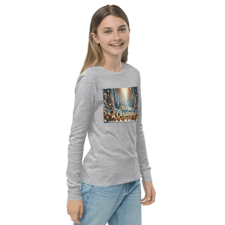 Festive Forest Youth Long Sleeve T-Shirt product image (4)