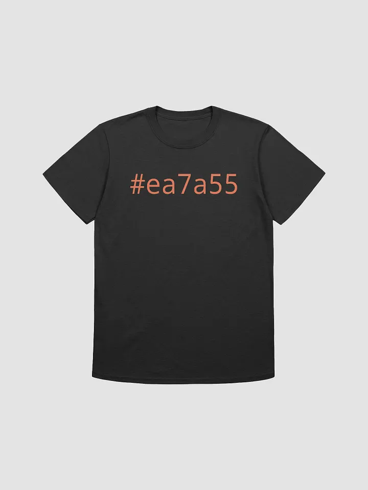 RUDE HEX CODE - #ea7a55 - text (Gildan Softstyle) product image (1)